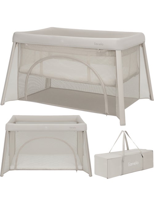 Cama de viagem 2 em 1 LIONELO Mila - Ultraleve - Cama de bebé - Colchão de 4 cm - Saco incluído - Kiabi