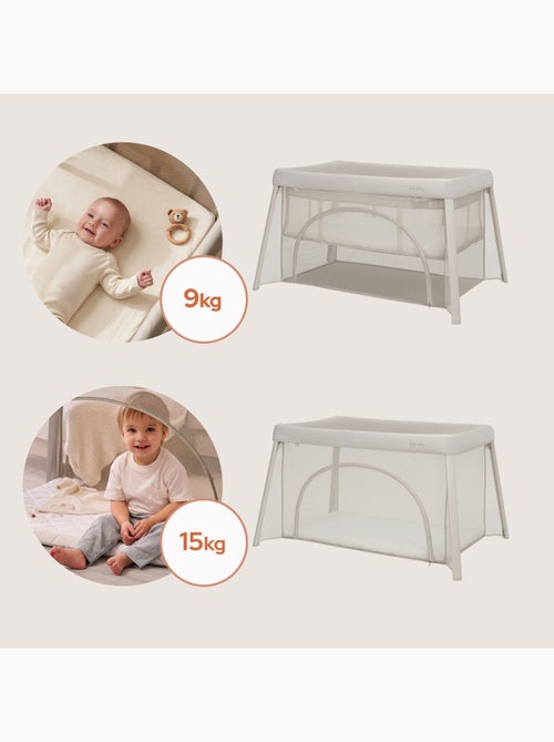 Cama de viagem 2 em 1 LIONELO Mila - Ultraleve - Cama de bebé - Colchão de 4 cm - Saco incluído - Kiabi