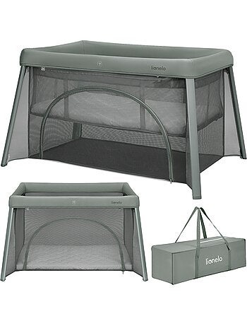 Cama de viagem 2 em 1 LIONELO Mila - Ultraleve - Cama de bebé - Colchão de 4 cm - Saco incluído