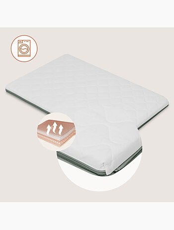 Cama de viagem 2 em 1 LIONELO Mila - Ultraleve - Cama de bebé - Colchão de 4 cm - Saco incluído