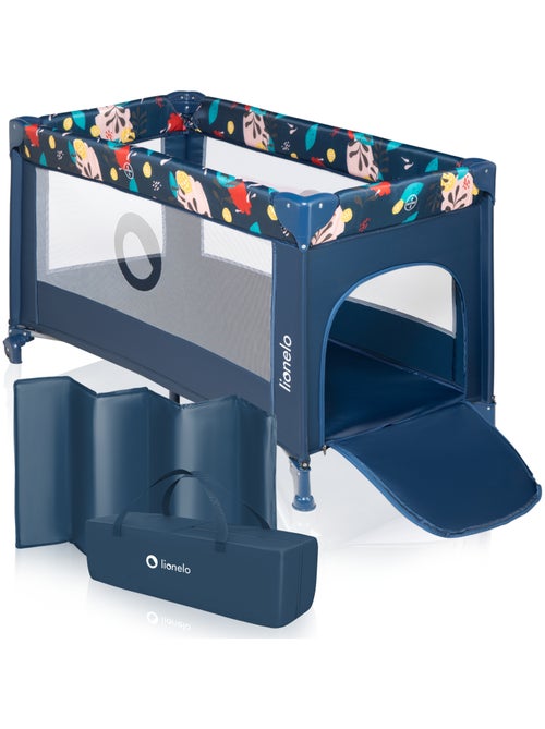 Cama de viagem 2 em 1 LIONELO Stefi – Parque infantil – 125 x 65 cm – Rodas – 0-36 meses – Saco - Kiabi Cama de viagem 2 em 1 LIONELO Stefi – Parque infantil – 125 x 65 cm – Rodas – 0-36 meses – Saco - Kiabi