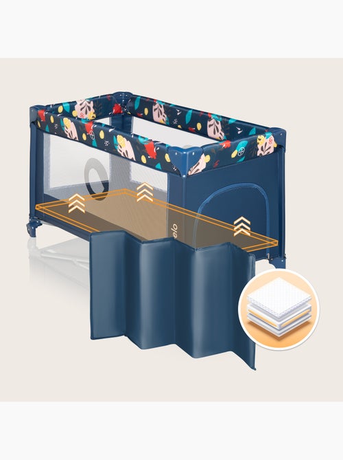 Cama de viagem 2 em 1 LIONELO Stefi – Parque infantil – 125 x 65 cm – Rodas – 0-36 meses – Saco - Kiabi Cama de viagem 2 em 1 LIONELO Stefi – Parque infantil – 125 x 65 cm – Rodas – 0-36 meses – Saco - Kiabi