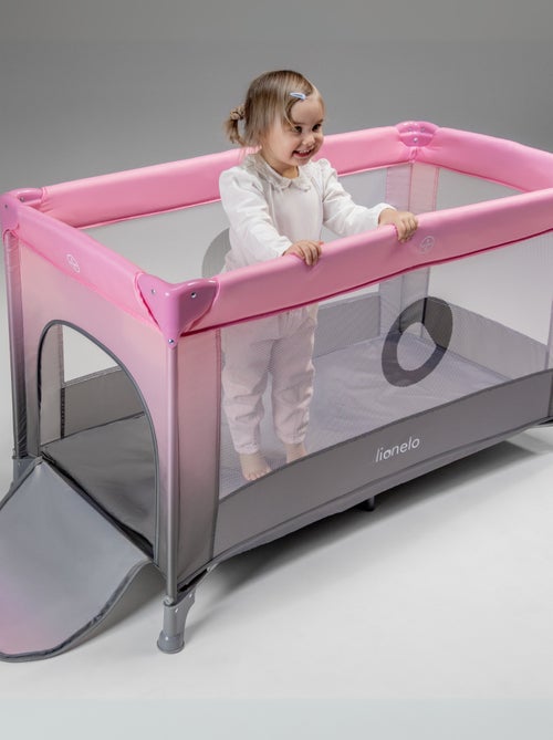 Cama de viagem 2 em 1 LIONELO Stefi – Parque infantil – 125 x 65 cm – Rodas – 0-36 meses – Saco - Kiabi Cama de viagem 2 em 1 LIONELO Stefi – Parque infantil – 125 x 65 cm – Rodas – 0-36 meses – Saco - Kiabi