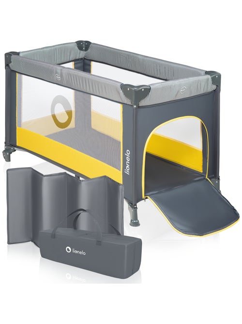 Cama de viagem 2 em 1 LIONELO Stefi – Parque infantil – 125 x 65 cm – Rodas – 0-36 meses – Saco - Kiabi Cama de viagem 2 em 1 LIONELO Stefi – Parque infantil – 125 x 65 cm – Rodas – 0-36 meses – Saco - Kiabi