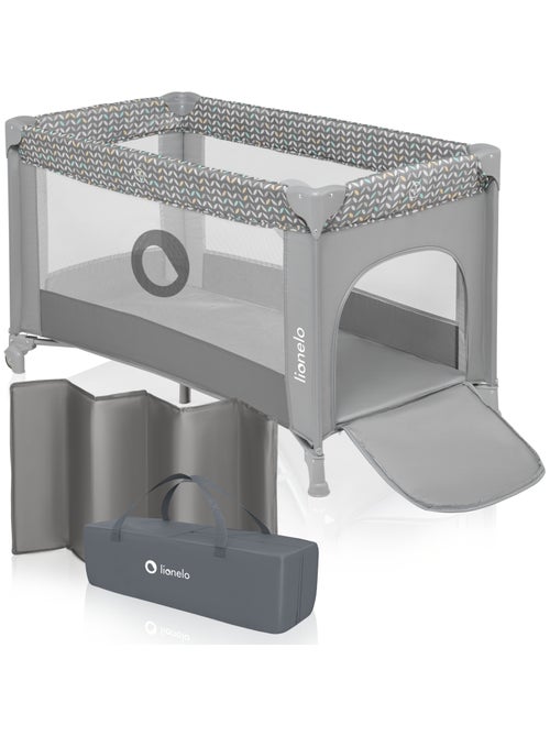 Cama de viagem 2 em 1 LIONELO Stefi – Parque infantil – 125 x 65 cm – Rodas – 0-36 meses – Saco - Kiabi Cama de viagem 2 em 1 LIONELO Stefi – Parque infantil – 125 x 65 cm – Rodas – 0-36 meses – Saco - Kiabi
