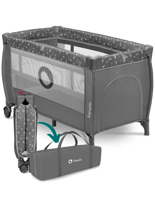 Cama de viagem 2 em 1 LIONELO Stefi Plus – Parque infantil – Colchão de alta densidade – 0-36 meses - Kiabi
