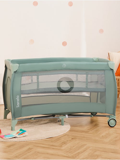 Cama de viagem 2 em 1 LIONELO Stefi Plus – Parque infantil – Colchão de alta densidade – 0-36 meses - Kiabi