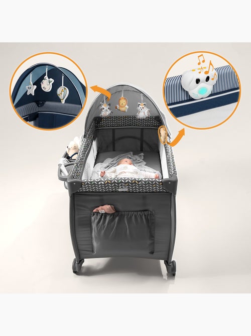 Cama de viagem 3 em 1 LIONELO Sven Plus – Parque infantil – 0-36 meses – Trocador – Mosquiteiro - Kiabi Cama de viagem 3 em 1 LIONELO Sven Plus – Parque infantil – 0-36 meses – Trocador – Mosquiteiro - Kiabi