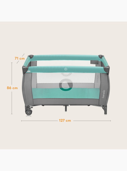 Cama de viagem 3 em 1 LIONELO Sven Plus – Parque infantil – 0-36 meses – Trocador – Mosquiteiro - Kiabi