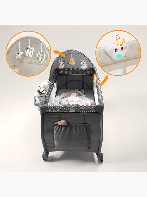 Cama de viagem 3 em 1 LIONELO Sven Plus – Parque infantil – 0-36 meses – Trocador – Mosquiteiro - Kiabi Cama de viagem 3 em 1 LIONELO Sven Plus – Parque infantil – 0-36 meses – Trocador – Mosquiteiro - Kiabi