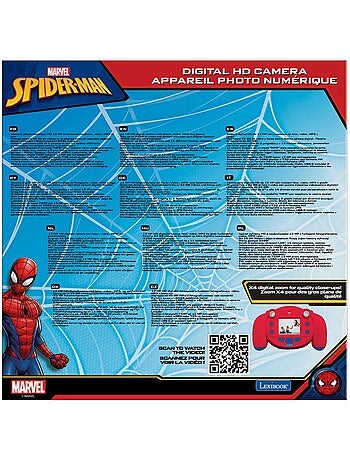 Câmara digital hd spiderman starcam® com cartão sd