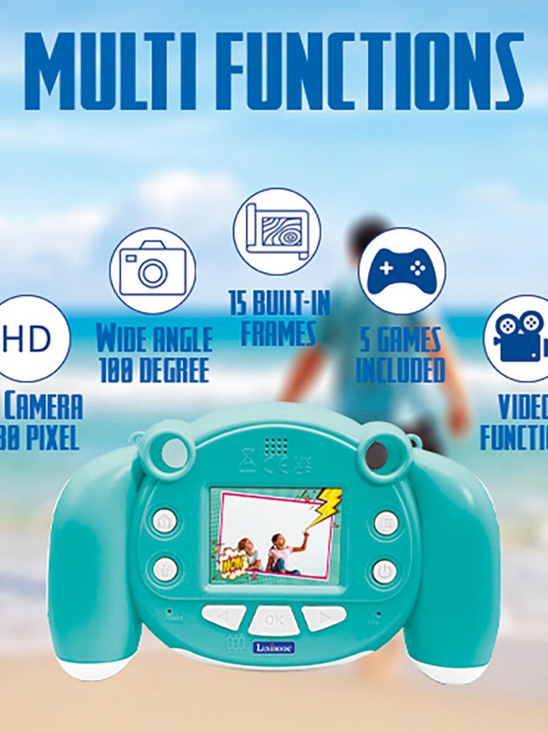 Câmara digital hd starcam® com cartão sd Azul - Kiabi