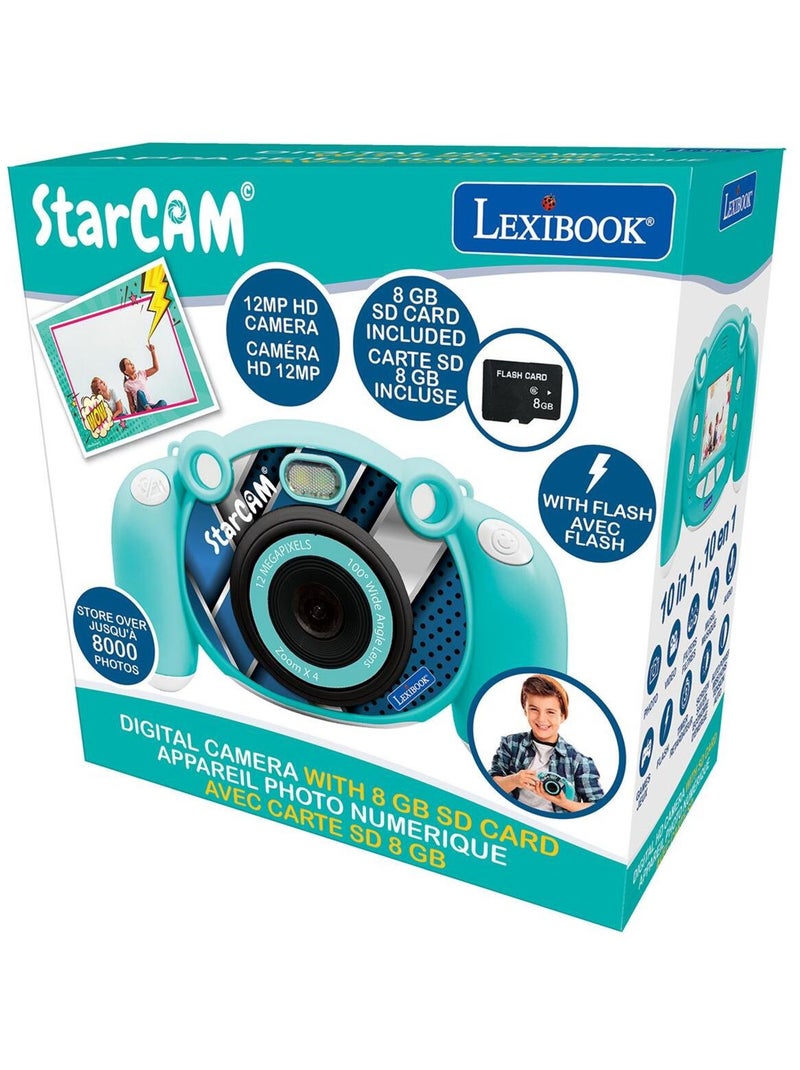 Câmara digital hd starcam® com cartão sd Azul - Kiabi
