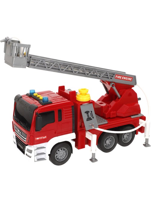 Camião de bombeiros de fricção com luz e som 1:10 speed & go - Kiabi Camião de bombeiros de fricção com luz e som 1:10 speed & go - Kiabi
