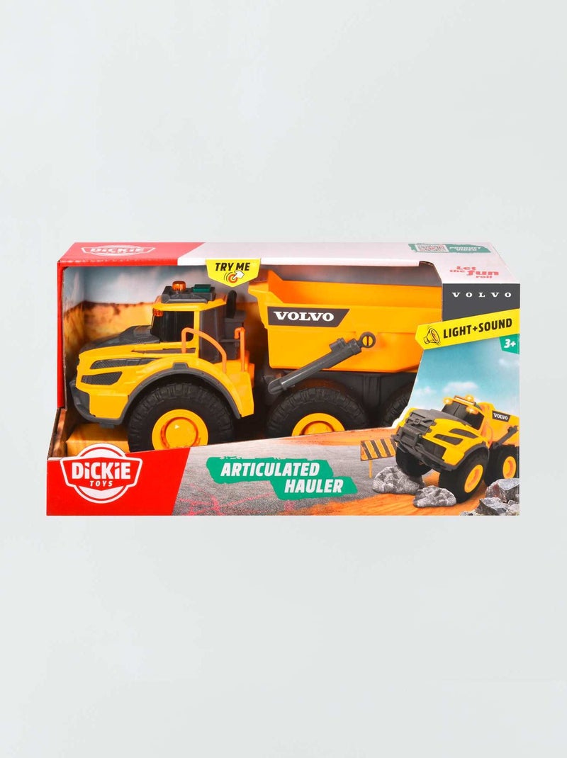 Camião de obra 'Dickie Toys'  - Amarelo/ Cinza - Kiabi