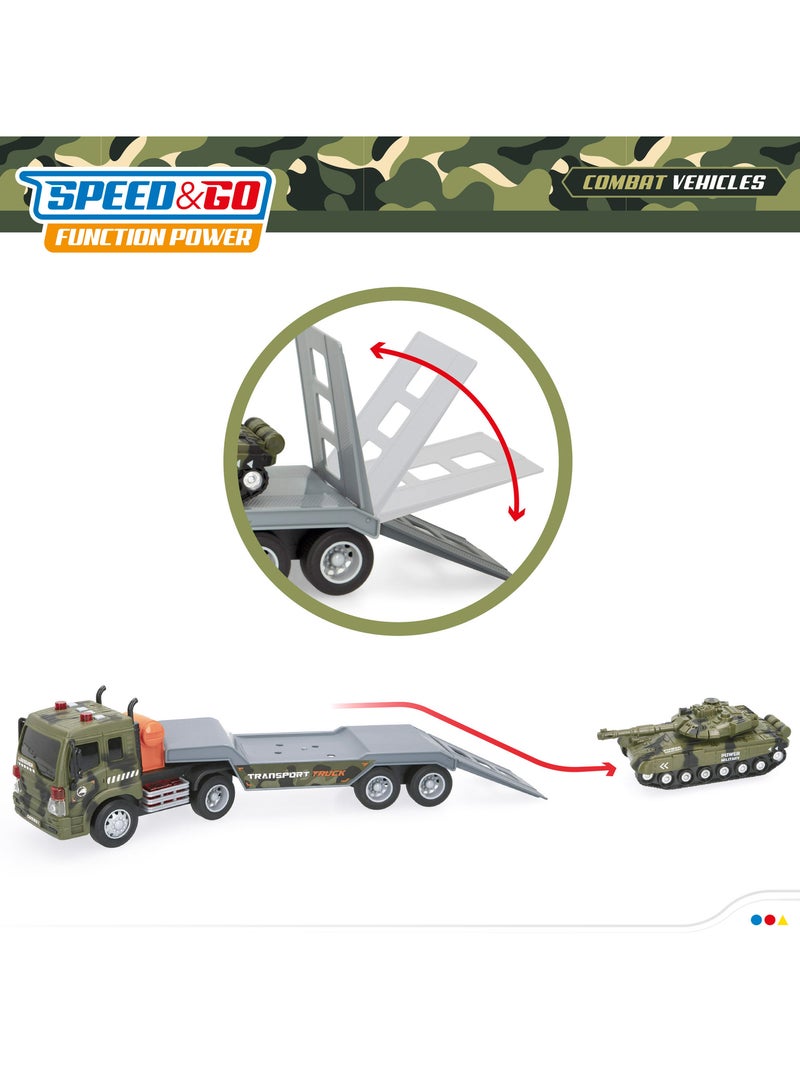 Camião militar de brinquedo com luz e som speed & go N/D - Kiabi
