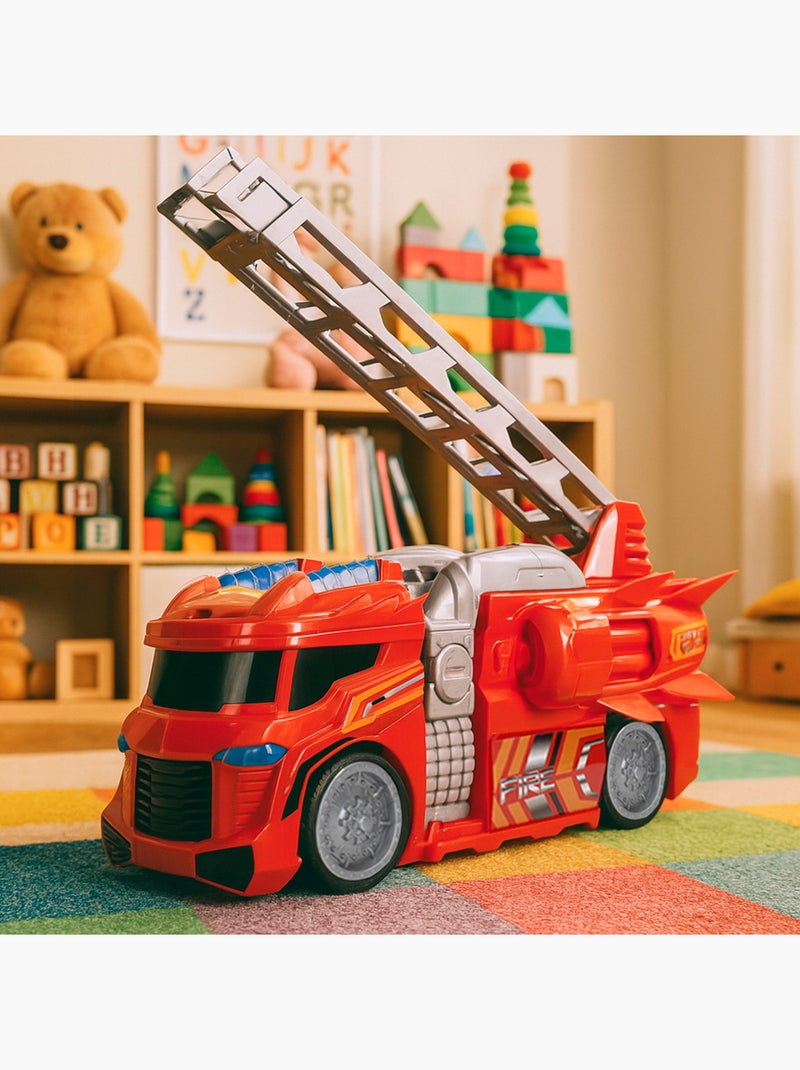 Caminhão de bombeiros com luzes e som teamsterz N/D - Kiabi