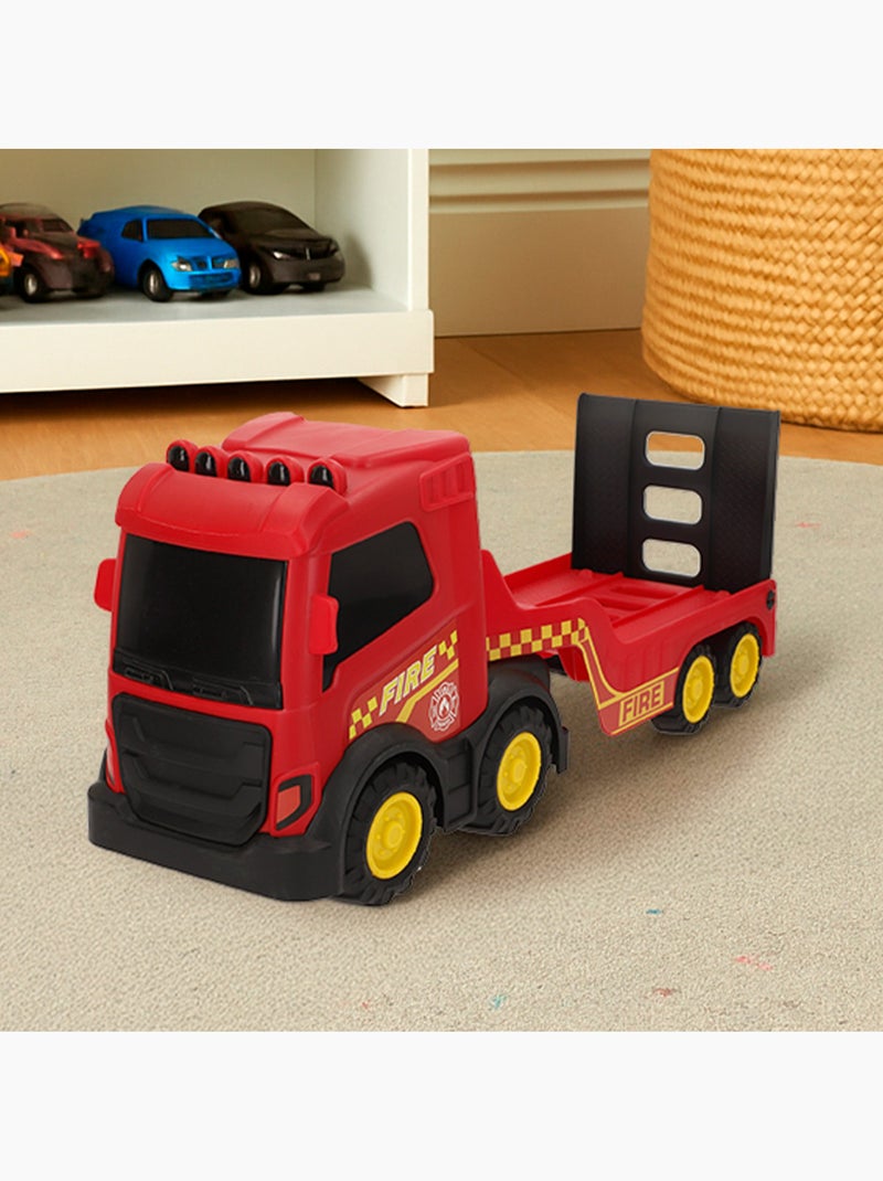 Caminhão de bombeiros de brinquedo teamsterz com helicóptero N/D - Kiabi