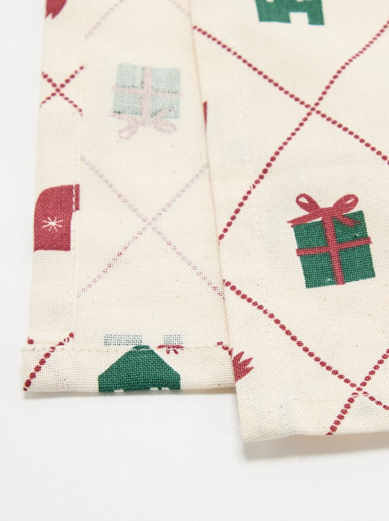 Caminho de mesa de Natal - KIABI Home Cru - Kiabi