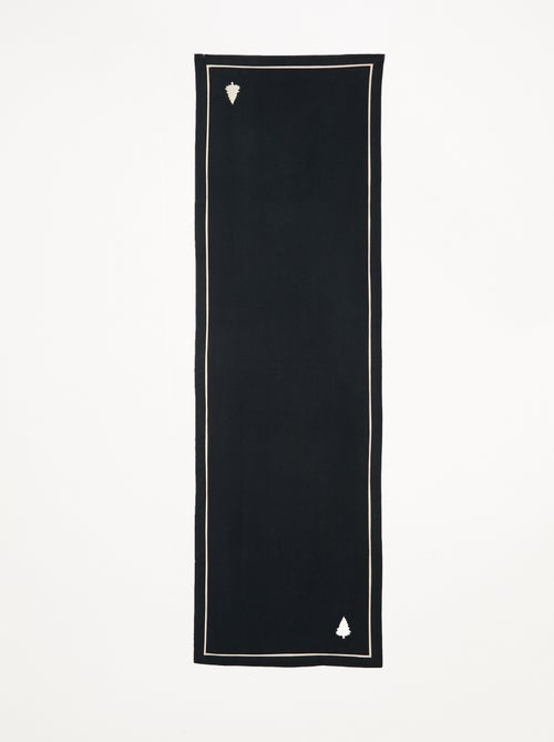 Caminho de mesa estampado Natal em algodão 36x180 cm - Kiabi