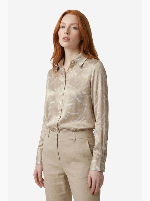 Camisa abotoada com estampado abstrato my fashion - Kiabi Camisa abotoada com estampado abstrato my fashion - Kiabi