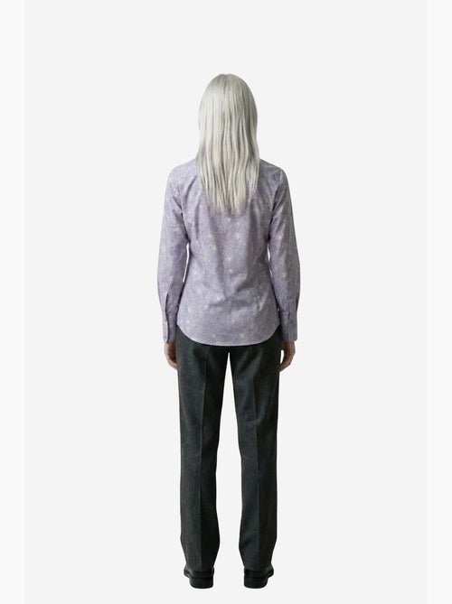 Camisa abotoada com estampado abstrato my fashion - Kiabi