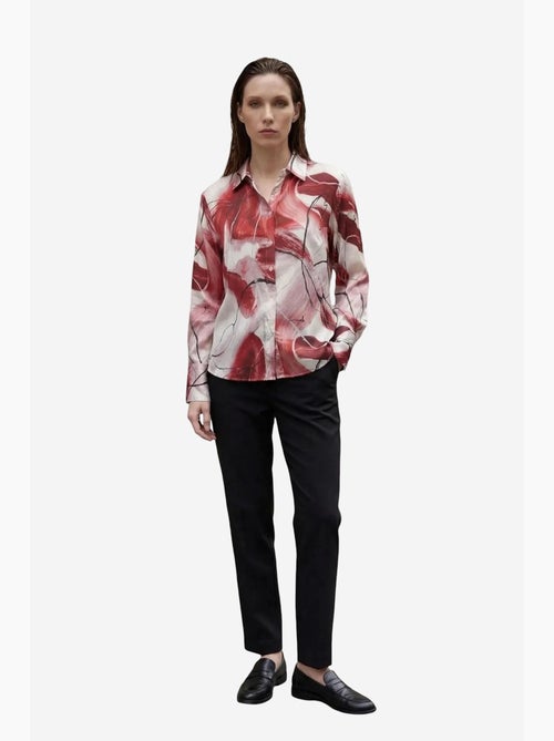 Camisa abotoada com estampado abstrato my fashion - Kiabi Camisa abotoada com estampado abstrato my fashion - Kiabi