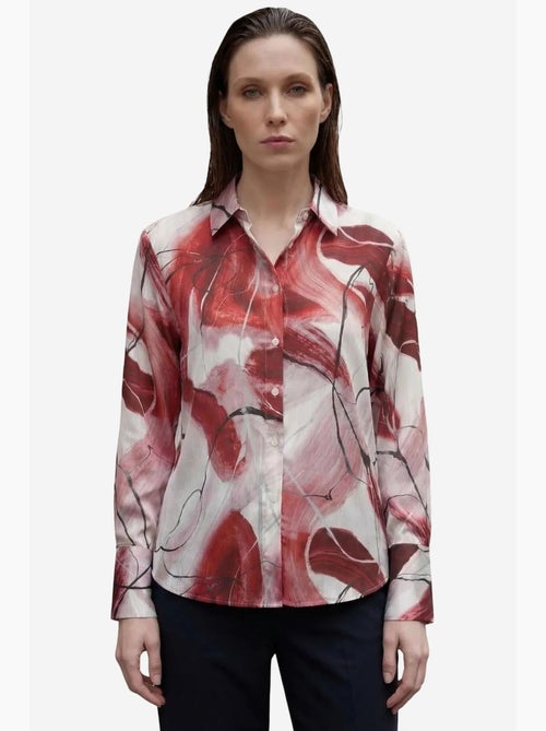 Camisa abotoada com estampado abstrato my fashion - Kiabi Camisa abotoada com estampado abstrato my fashion - Kiabi
