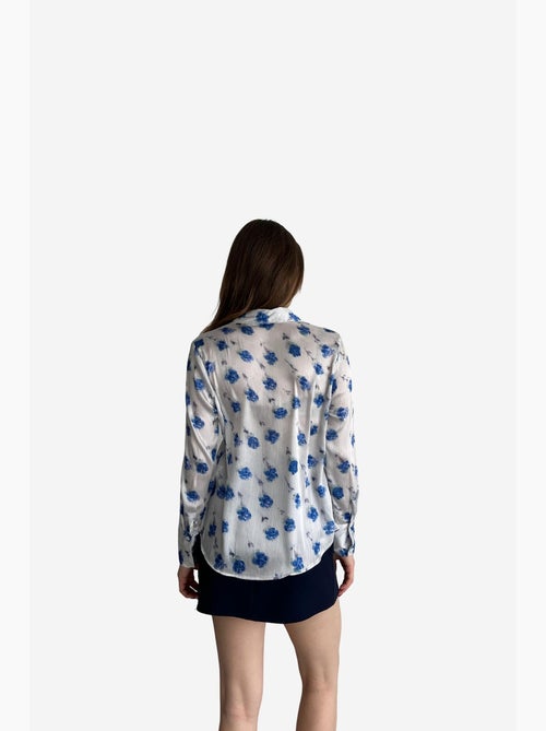 Camisa abotoada com estampado floral my fashion - Kiabi Camisa abotoada com estampado floral my fashion - Kiabi