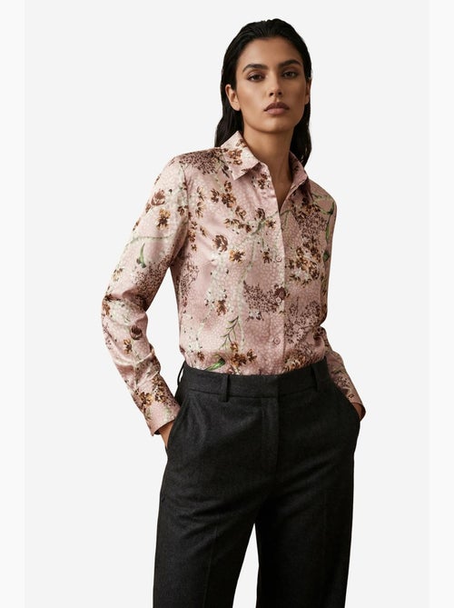 Camisa abotoada de manga comprida com estampado floral my fashion - Kiabi