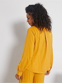 Camisa acetinada - Kiabi