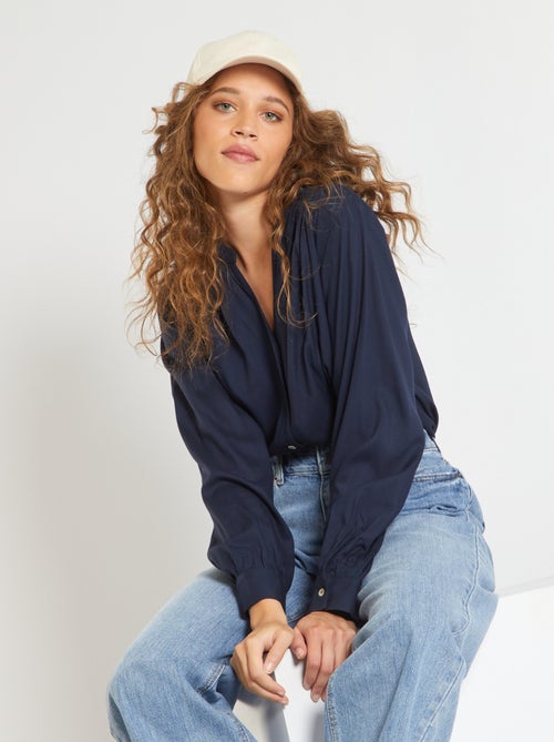 Camisa acetinada - Kiabi
