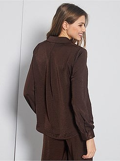 Camisa acetinada - Kiabi