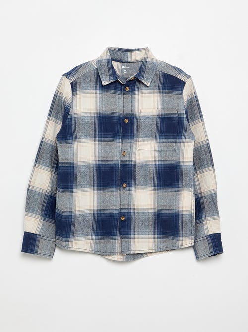 Camisa aos quadrados - coleção fácil de vestir - Kiabi