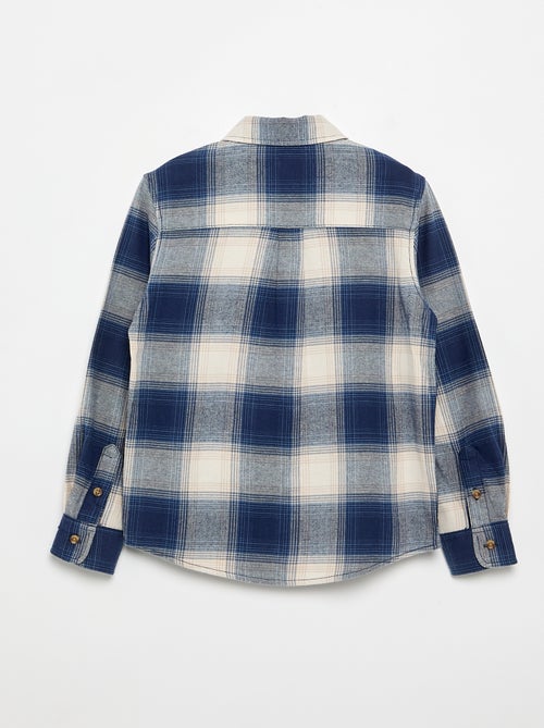Camisa aos quadrados - coleção fácil de vestir - Kiabi