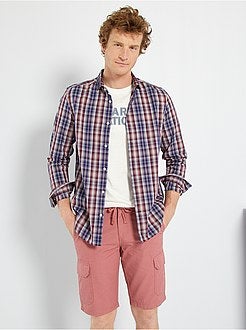 Camisa aos quadrados - Kiabi