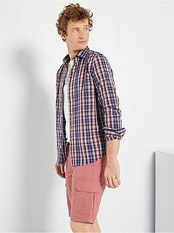 Camisa aos quadrados - Kiabi