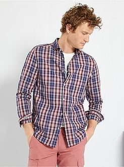 Camisa aos quadrados - Kiabi