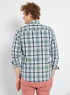 Camisa aos quadrados - Kiabi