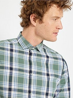 Camisa aos quadrados - Kiabi