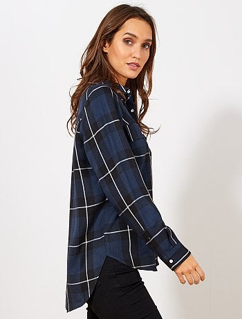 Camisa aos quadrados - Kiabi