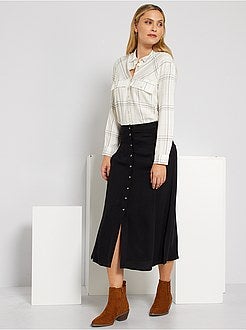 Camisa aos quadrados - Kiabi