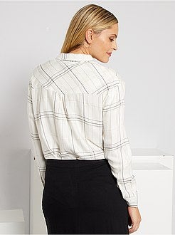 Camisa aos quadrados - Kiabi