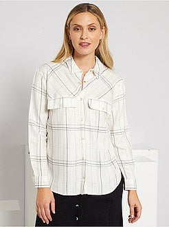 Camisa aos quadrados - Kiabi