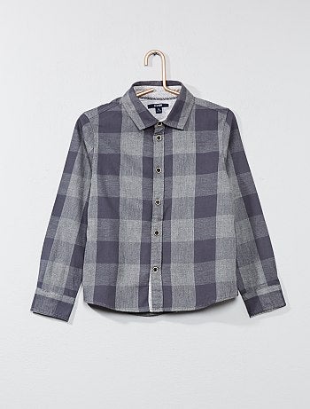 Camisa aos quadrados - Kiabi