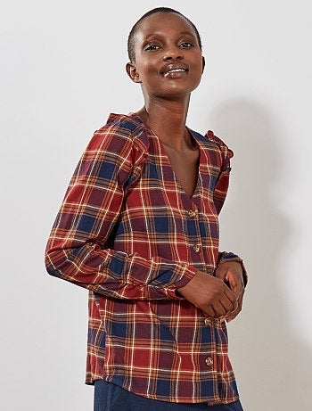 Camisa aos quadrados - Kiabi