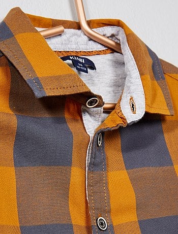 Camisa aos quadrados - Kiabi