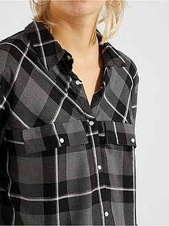 Camisa aos quadrados - Kiabi