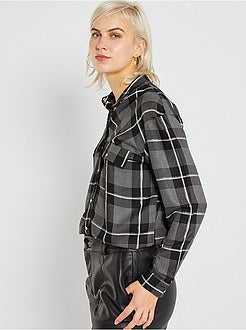 Camisa aos quadrados - Kiabi