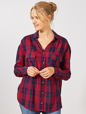 Camisa aos quadrados - Kiabi